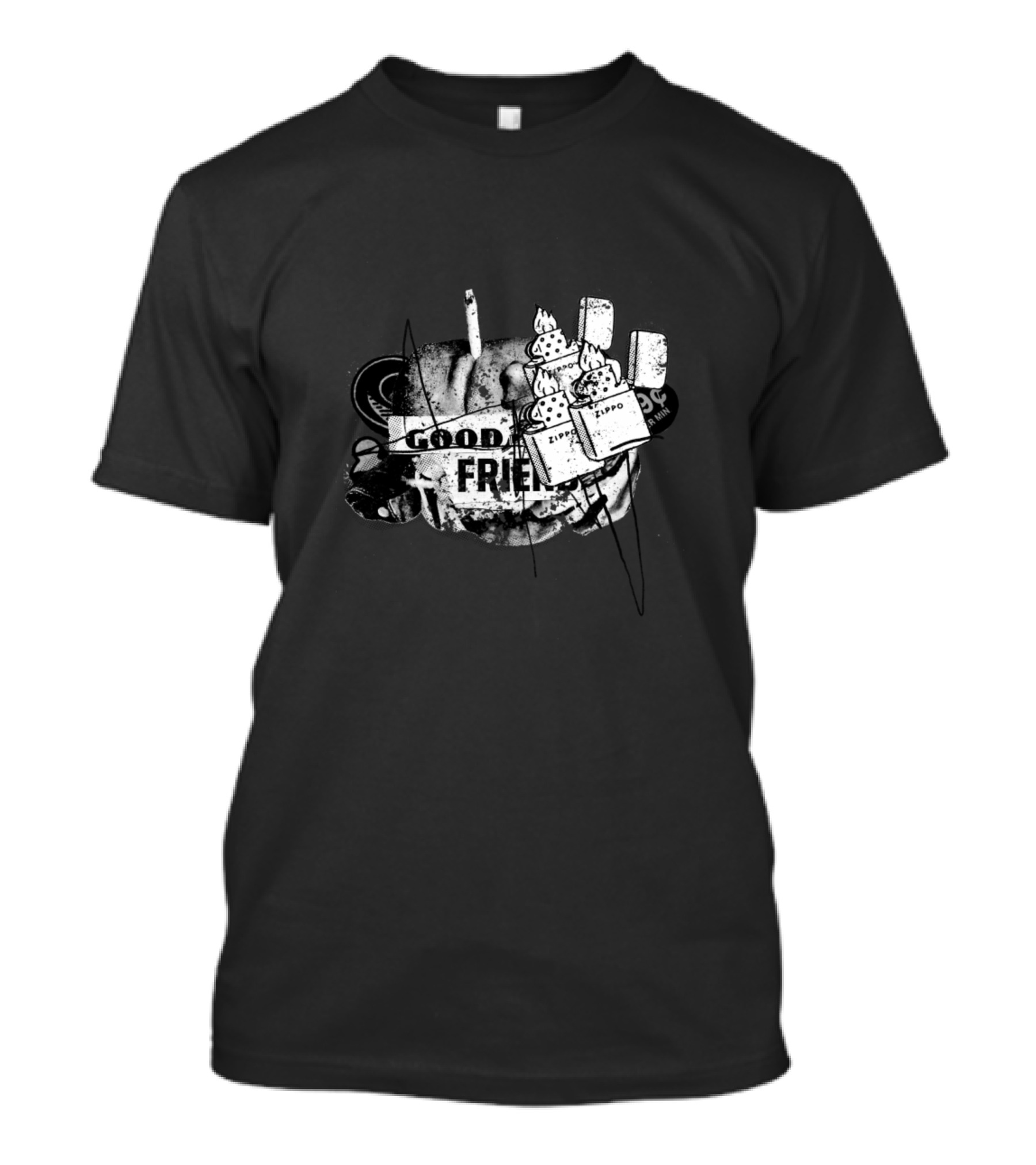 Good Year Friend Zippo Squirt Gun Cake T-Shirt