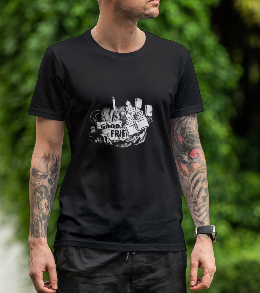 Good Year Friend Zippo Squirt Gun Cake T-Shirt