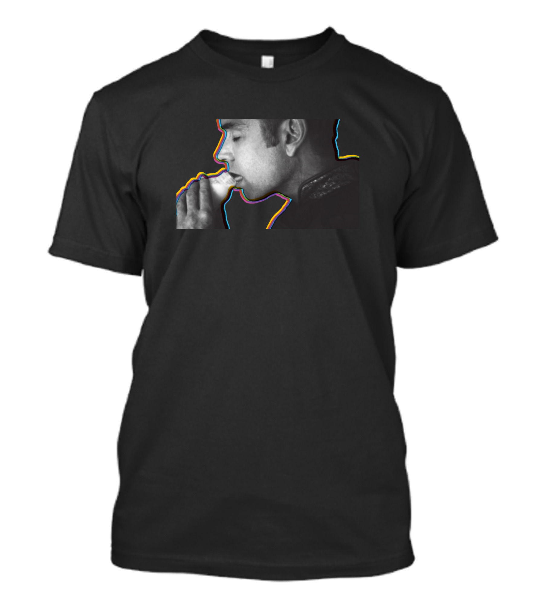 Homelander Milklander Neon Outline Illustration From The Boys Series T-Shirt