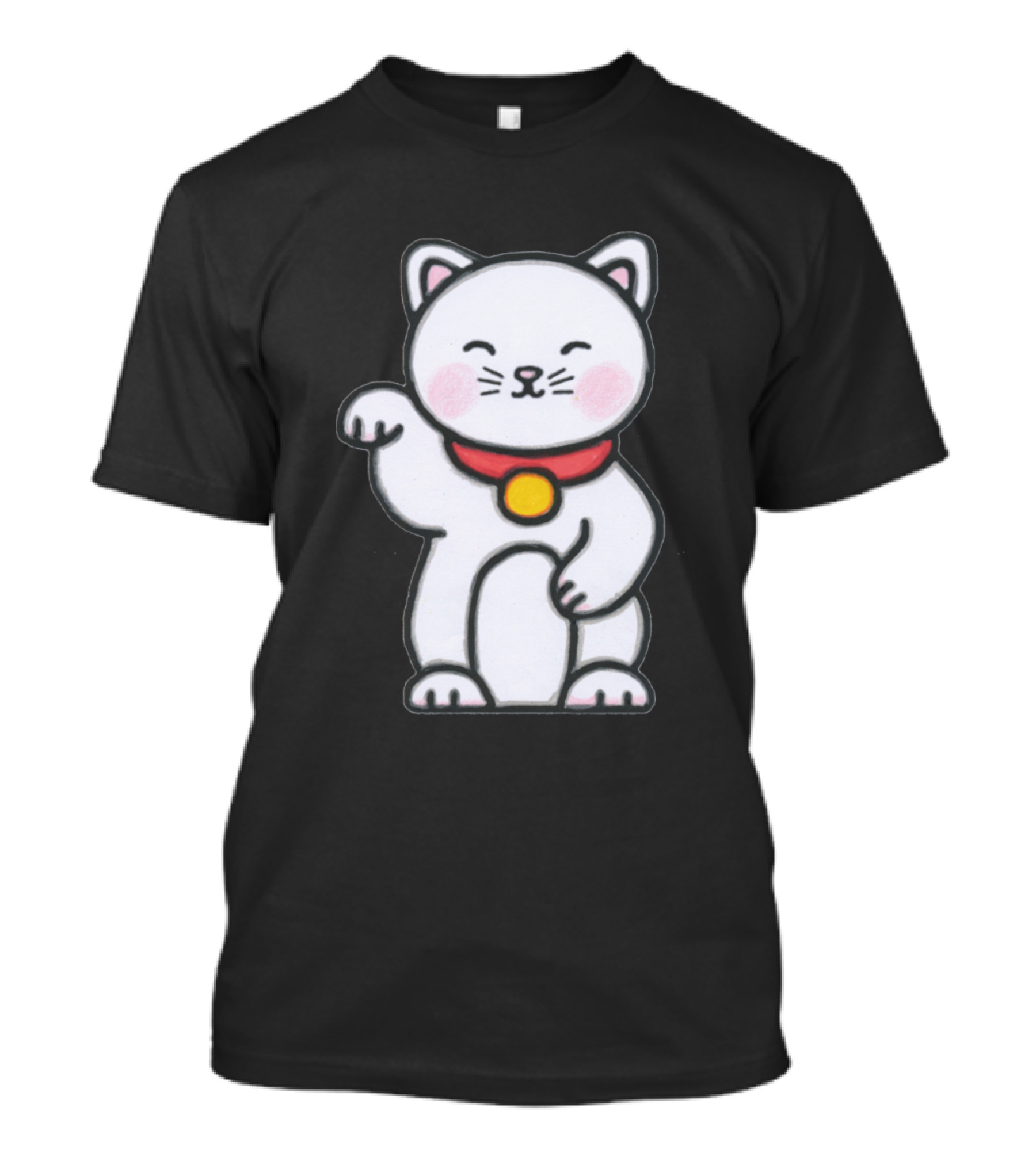 Lucky Shop Cat Maneki-Neko T-Shirt