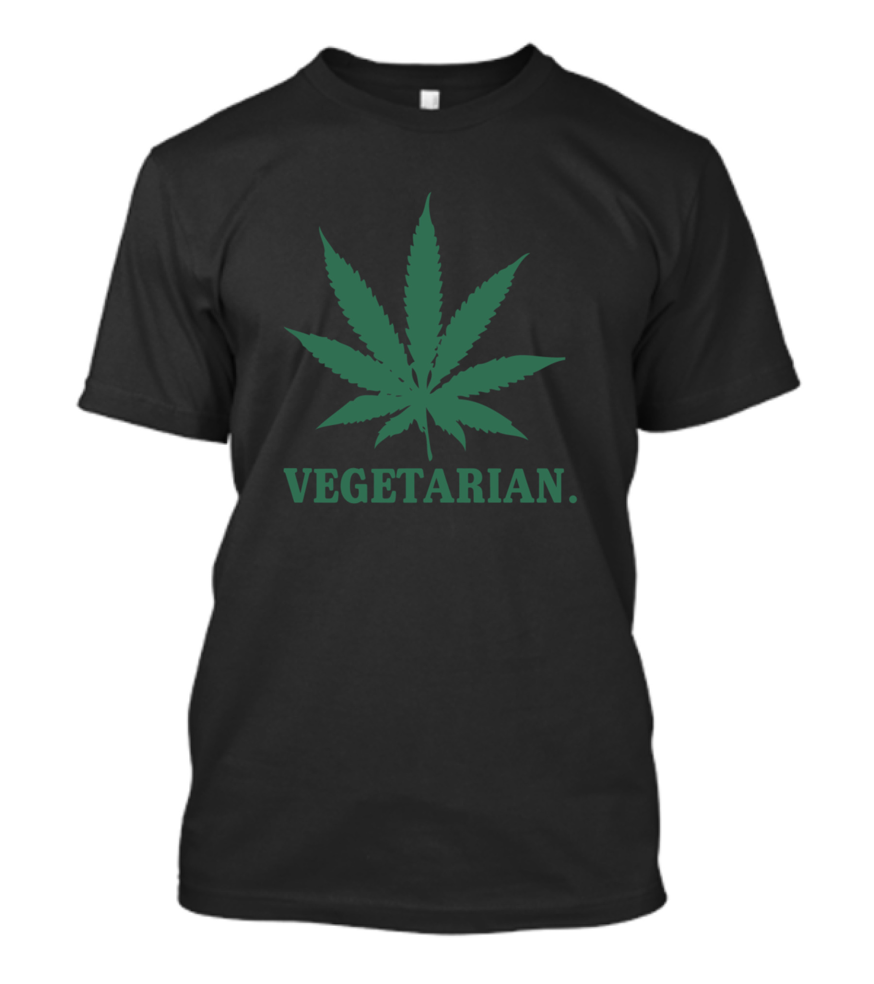 Vegetarian Cannabis Leaf T-Shirt