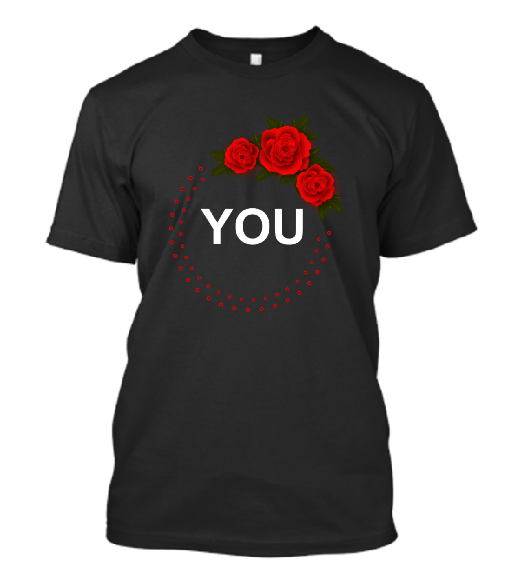 Will You Marry Me You Red Roses Circle T-Shirt
