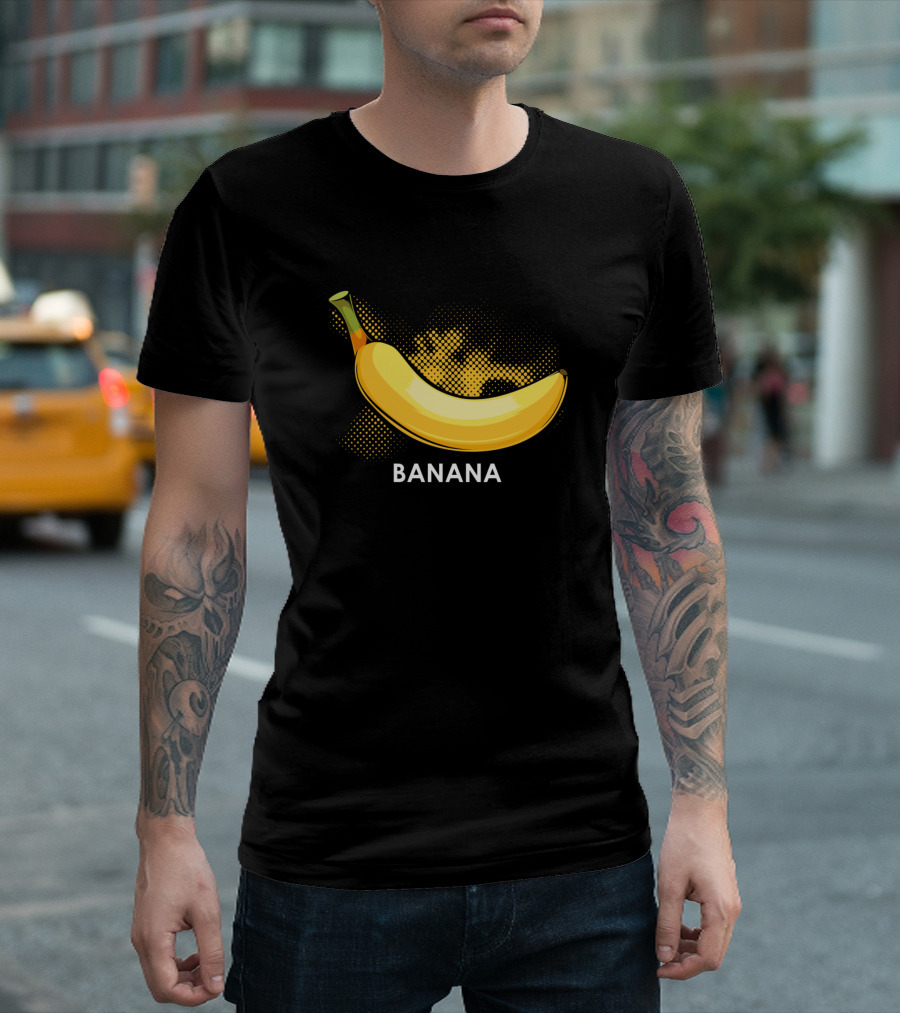 Banana Exotic Trendy Yellow Banana T-Shirt