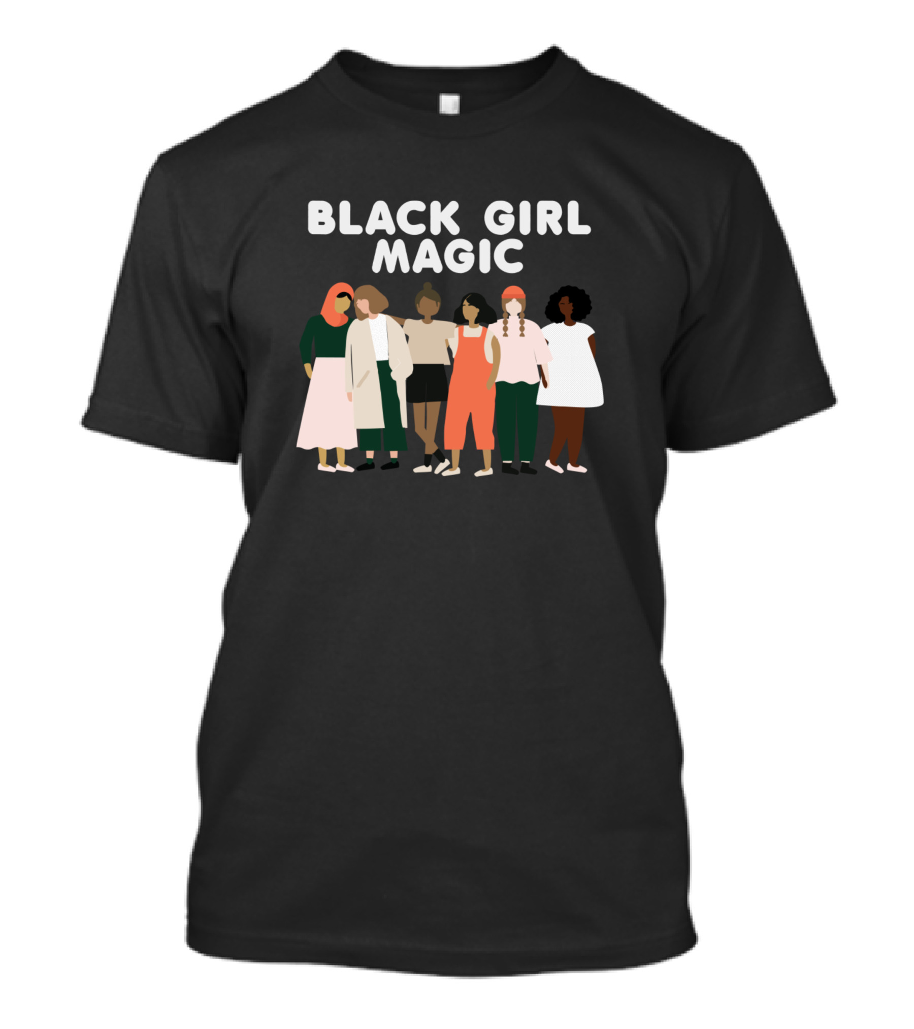 Black Girl Magic Diverse Empowerment T-Shirt