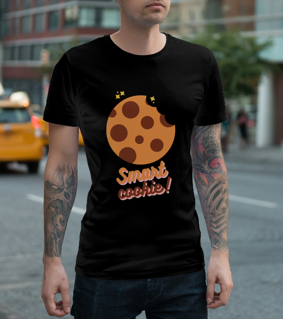 Smart Cookie Fun Playful Bite Planet Cookie T-Shirt