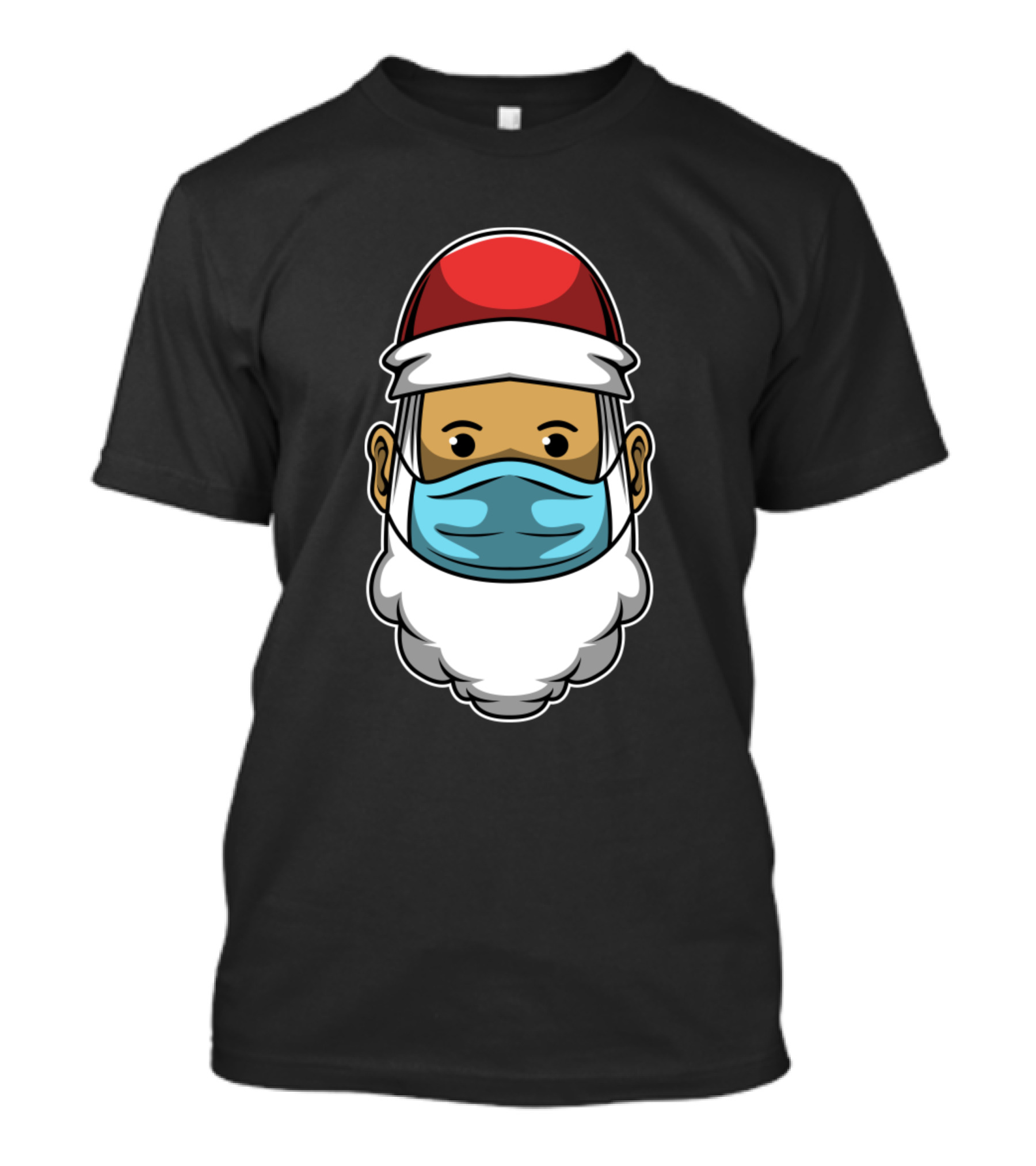 Santa Claus Masked Up Christmas Guaranteed T-Shirt