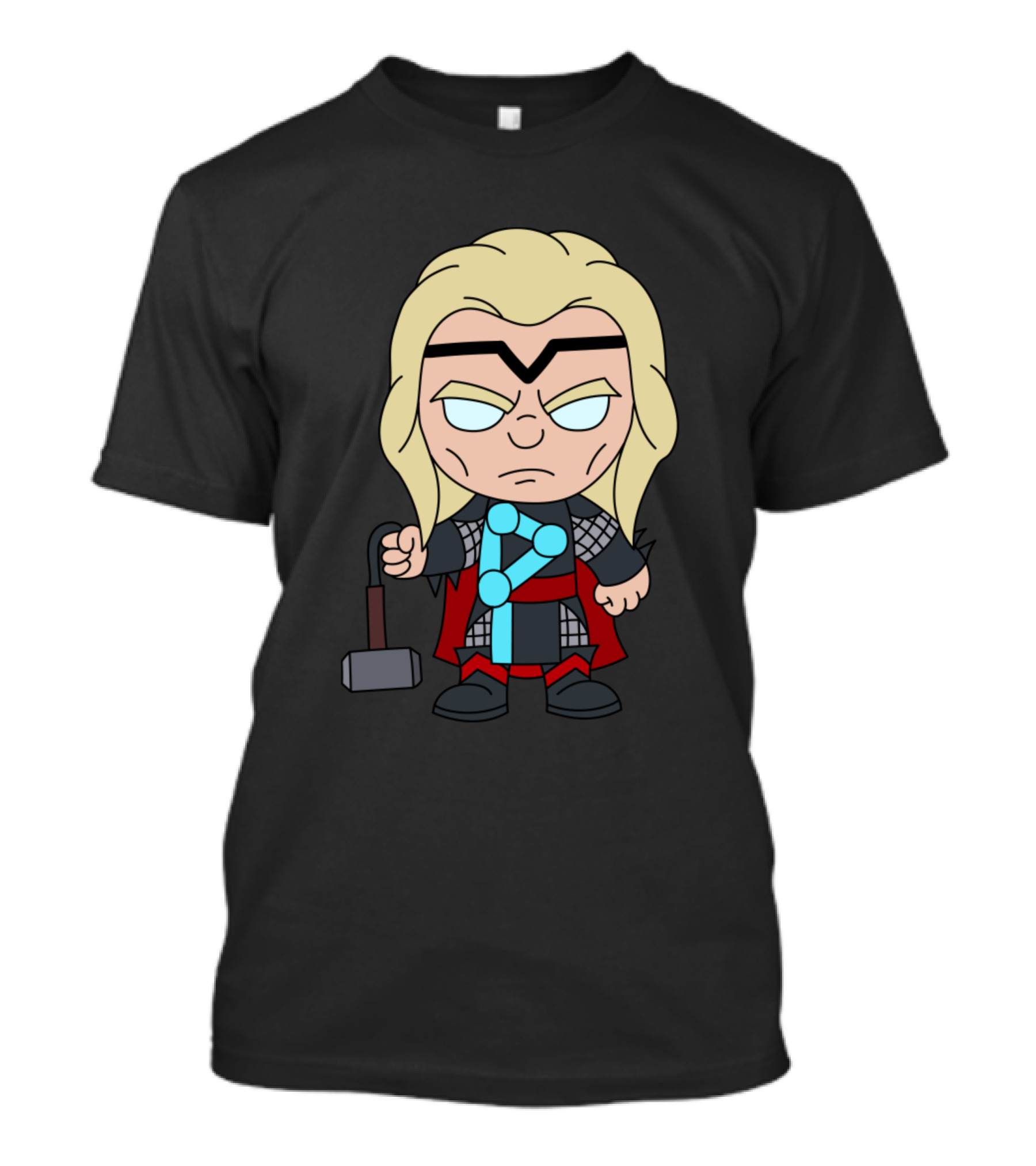 Thor Mjolnir Hammer Cartoon Warrior T-Shirt