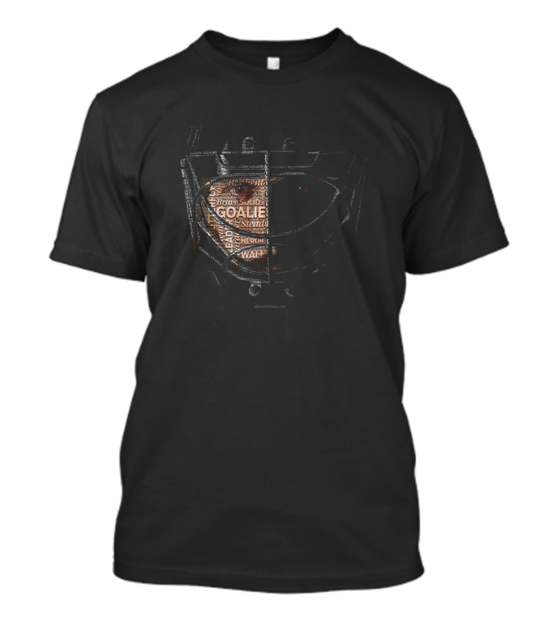 Brave Solid Goalie Heroic Net Lead Stand War Soldier T-Shirt
