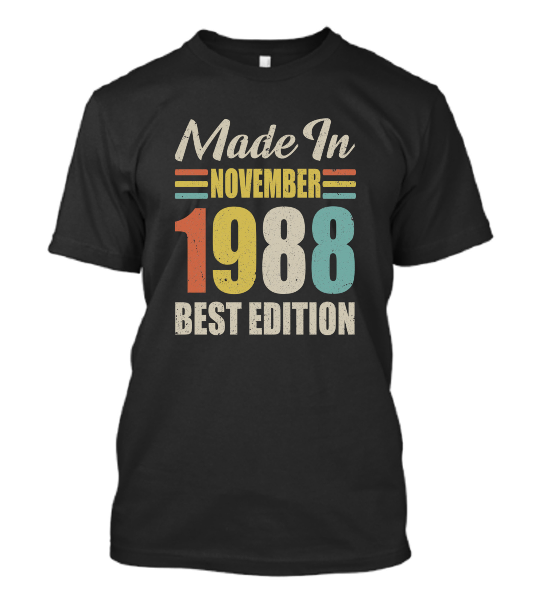 Made In November 1988 Best Edition Vintage Birthday T-Shirt