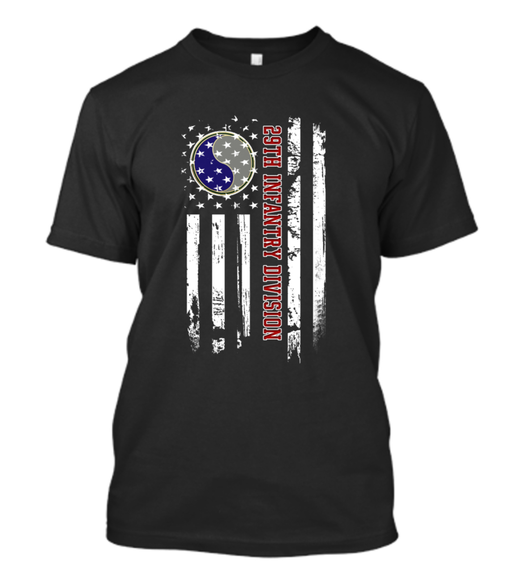 29Th Infantry Division United States American Flag T-Shirt