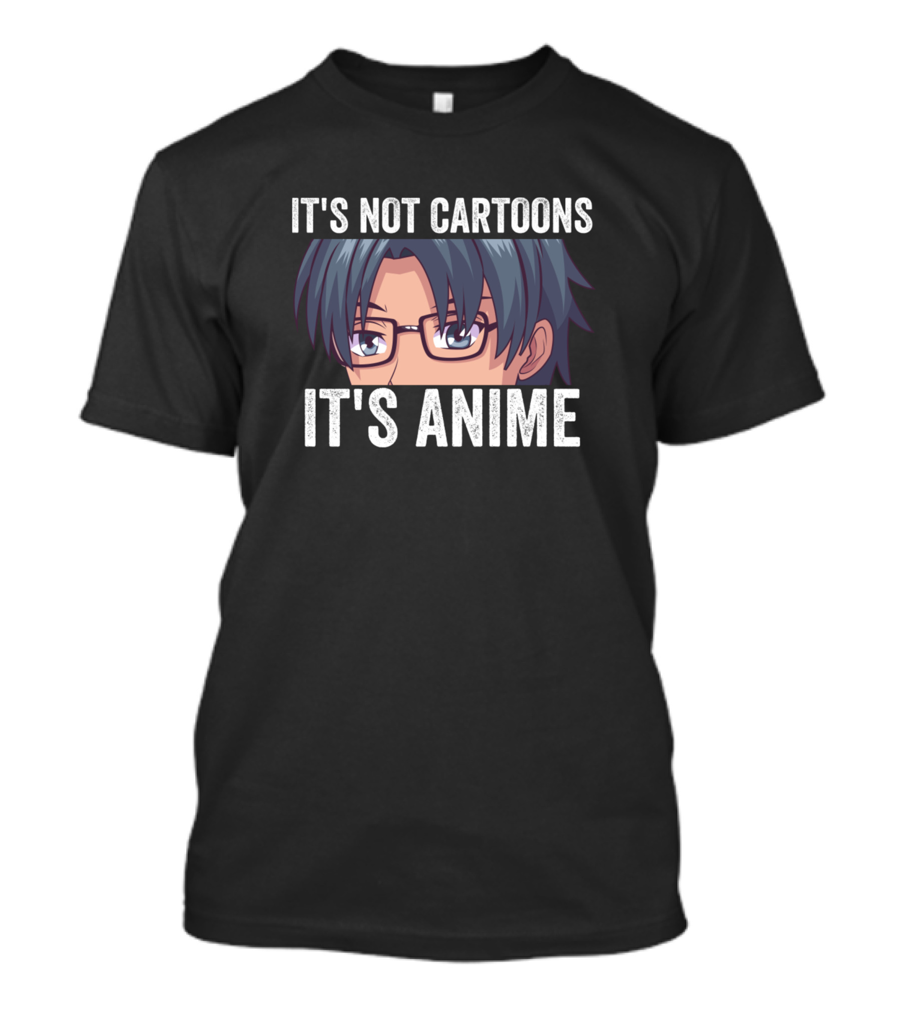 Its Not Cartoons Its Anime Weeb Merch Anime Fan T-Shirt