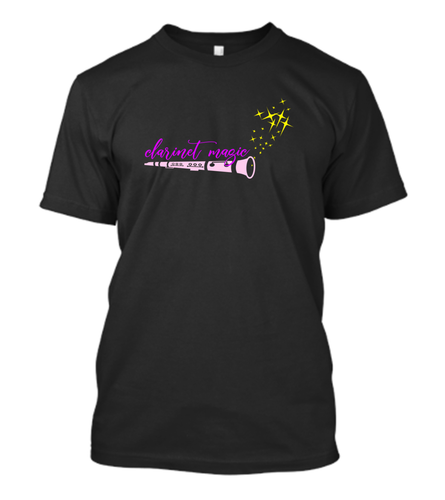 Clarinet Magic Passionate Clarinetists Starry T-Shirt