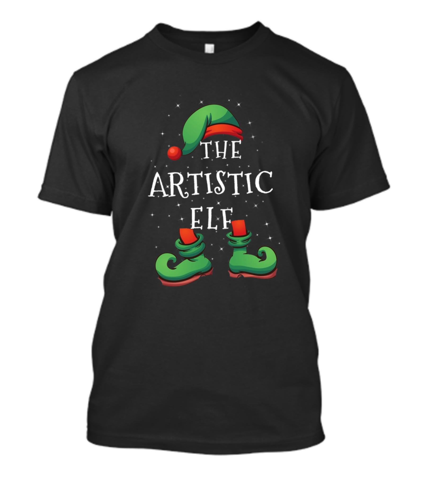 The Artistic Elf Family Matching Christmas Costume T-Shirt