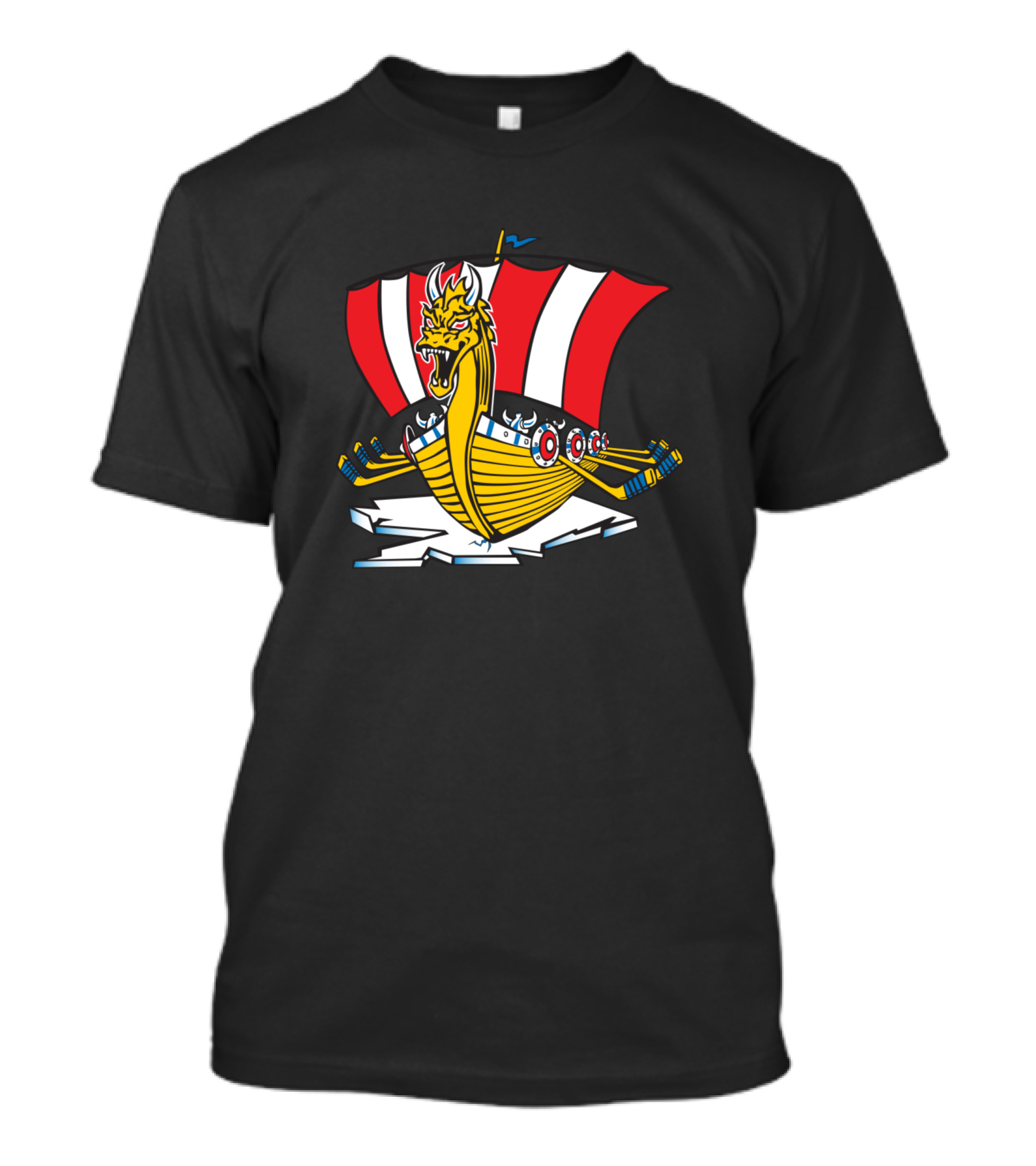 Baie Comeau Drakkar Viking Ship T-Shirt