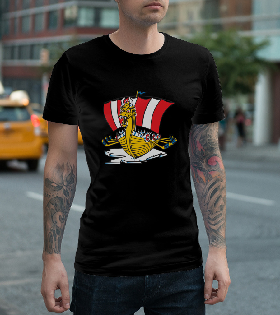 Baie Comeau Drakkar Viking Ship T-Shirt