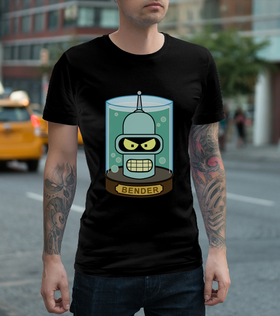 Bender Futurama Head in a Jar T-Shirt