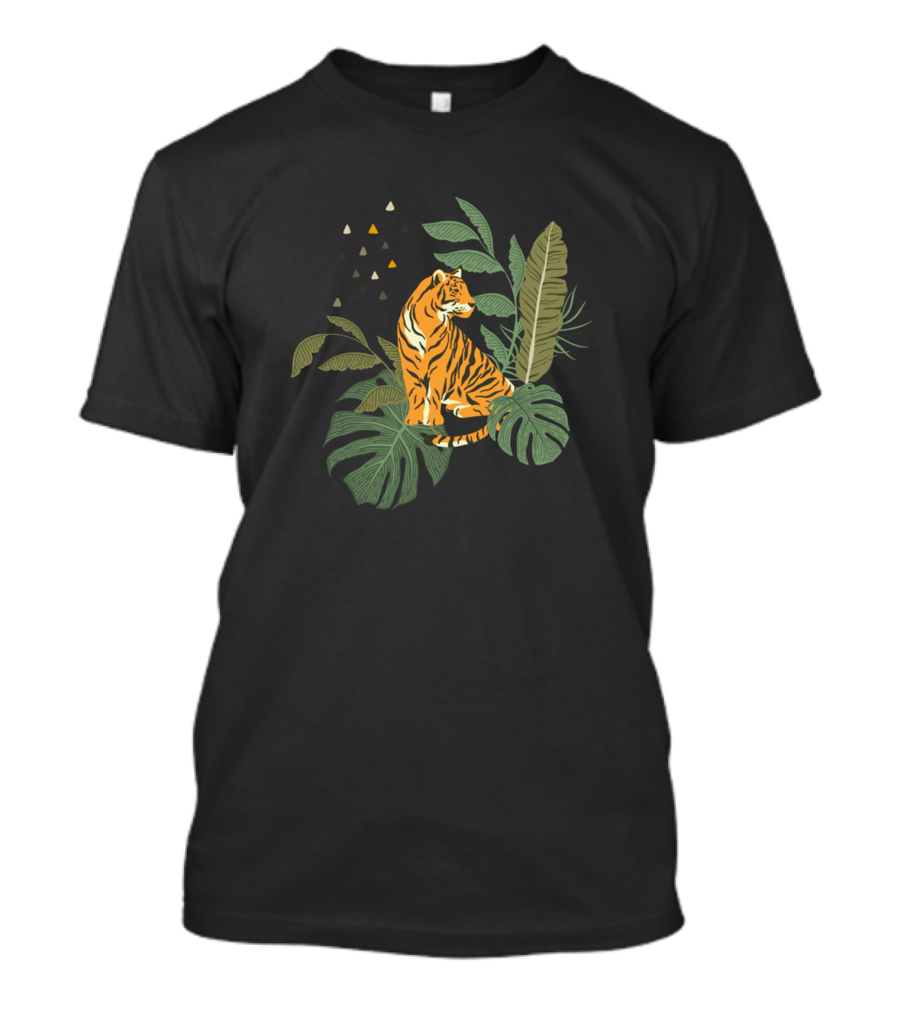 Bengal Tiger Jungle Foliage T-Shirt
