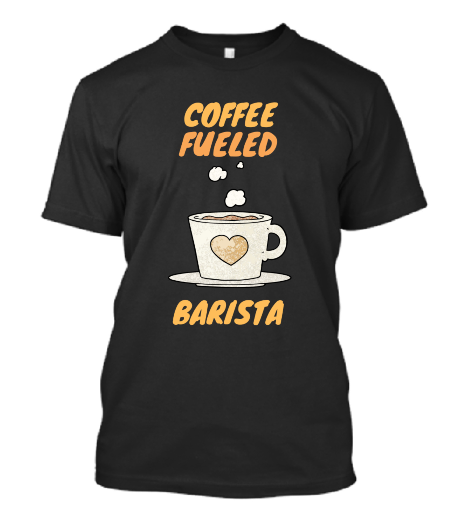 Coffee Fueled Barista Heart Mug T-Shirt