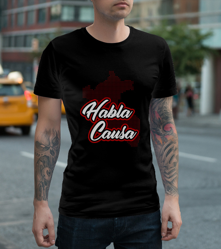Habla Causa Mapa Del Perú T-Shirt