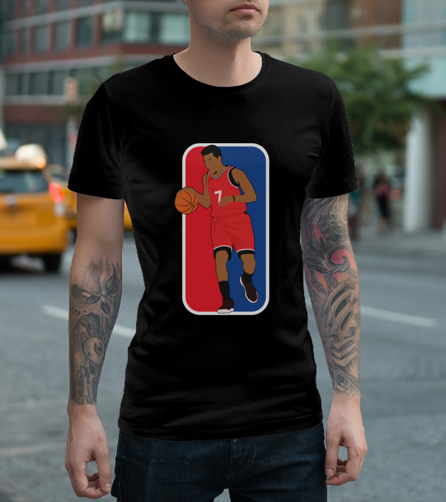 Kyle Lowry Number 7 Basketball Dribble T-Shirt