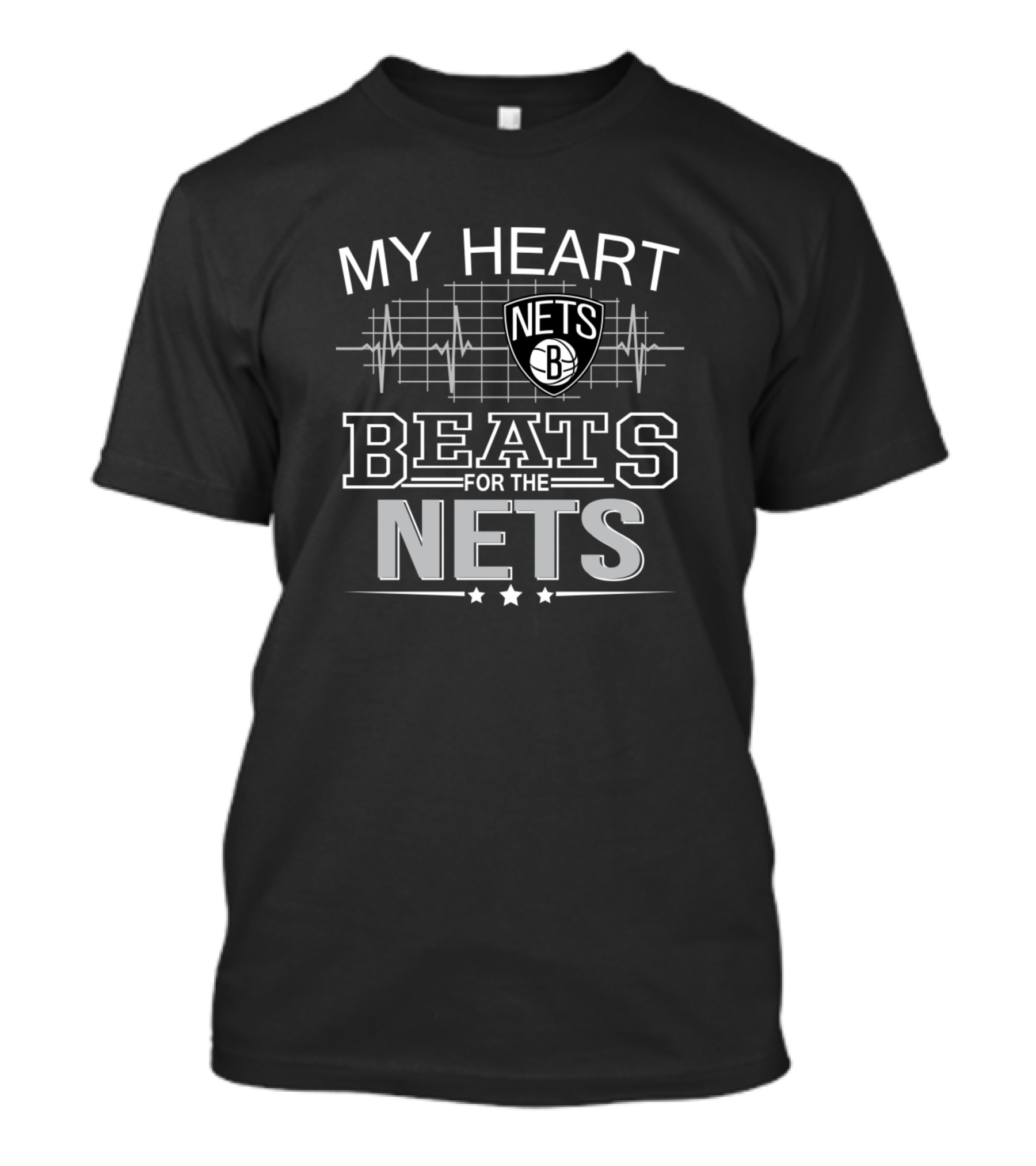 MY HEART BEATS FOR THE NETS T-Shirt