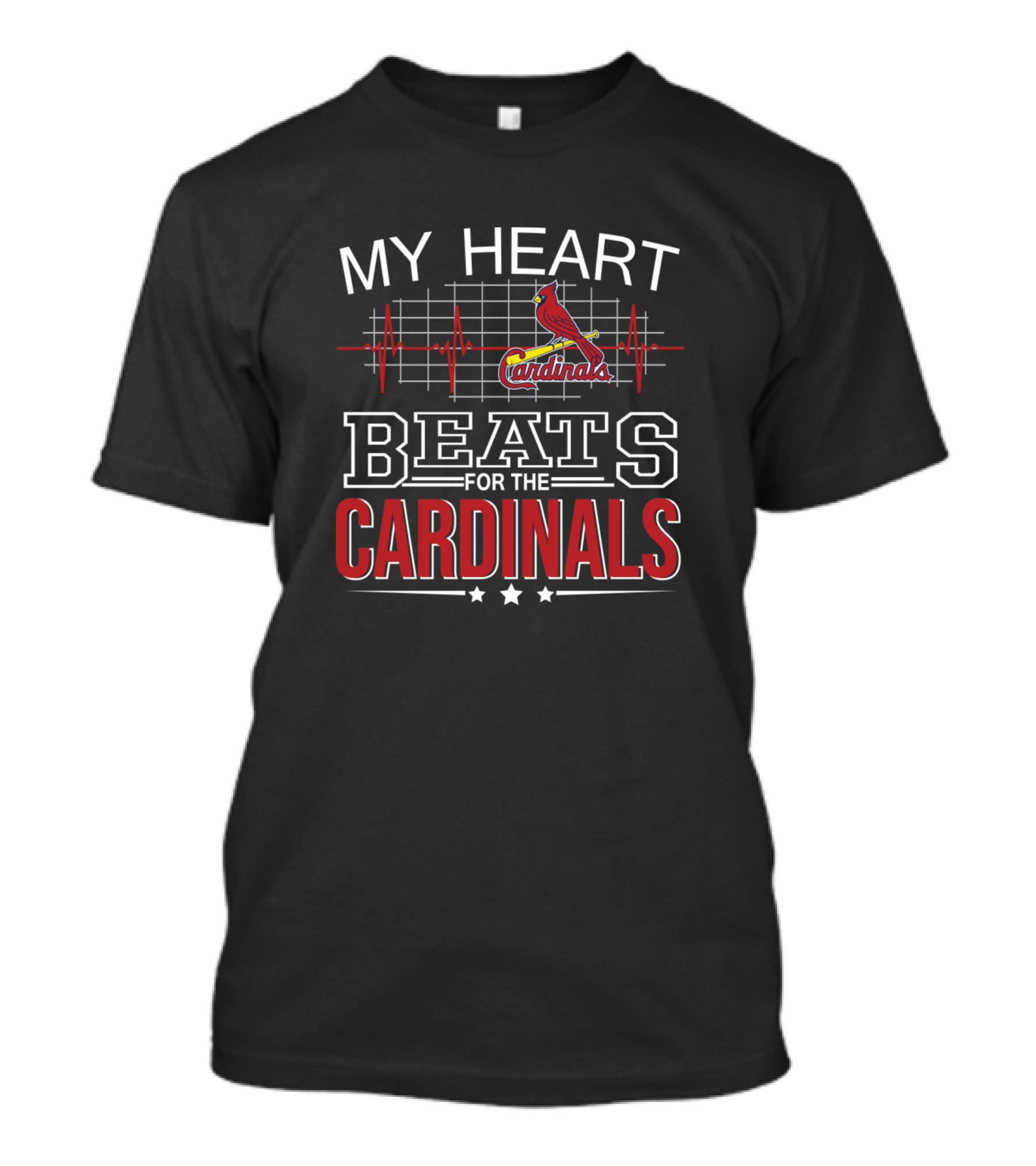 My Heart Beats For The St Louis Cardinals T-Shirt