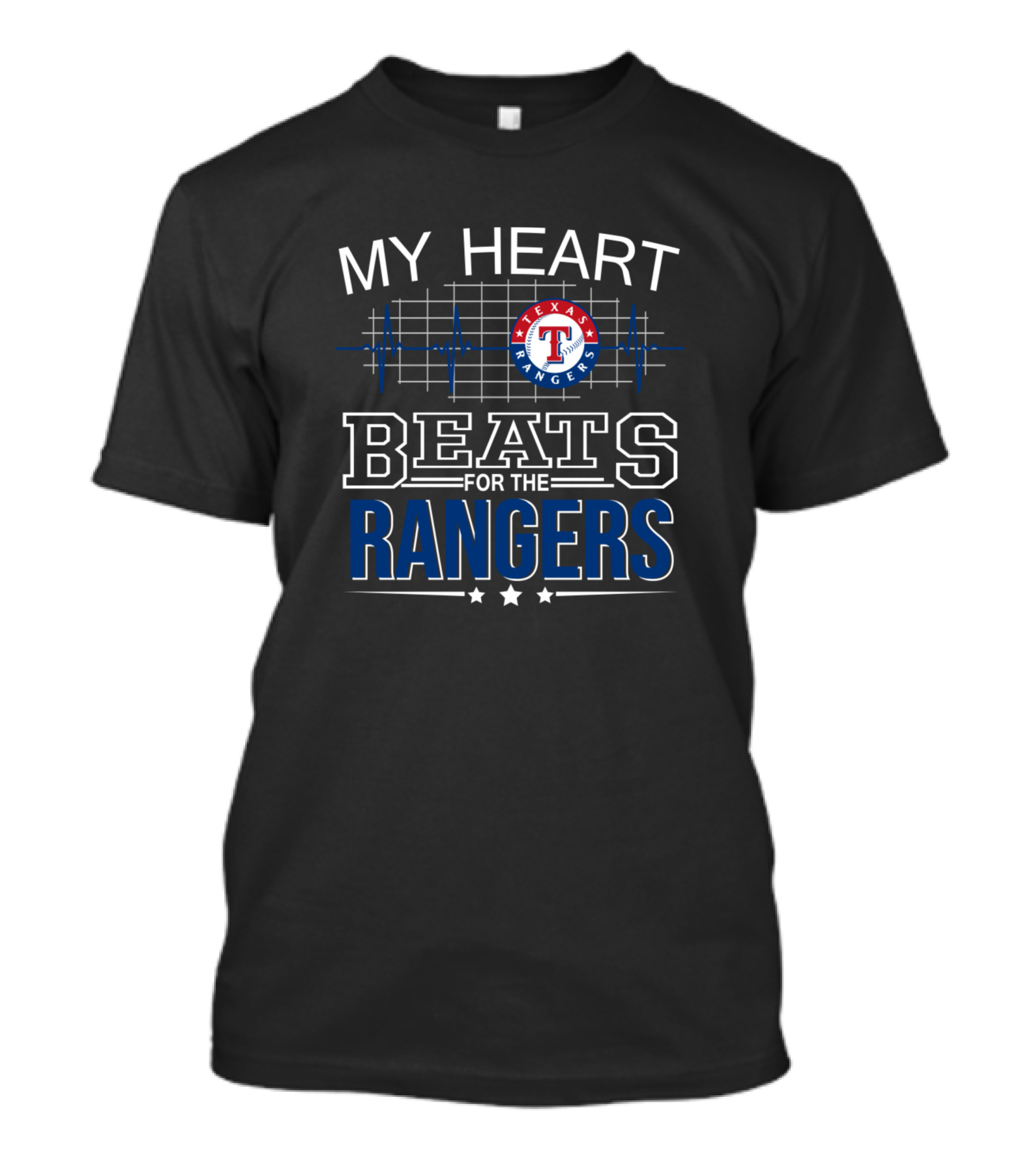 My Heart Beats For The Texas Rangers T-Shirt