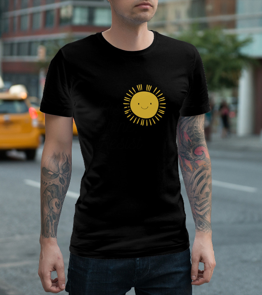 Rise Shine Resist Smiling Sun T-Shirt