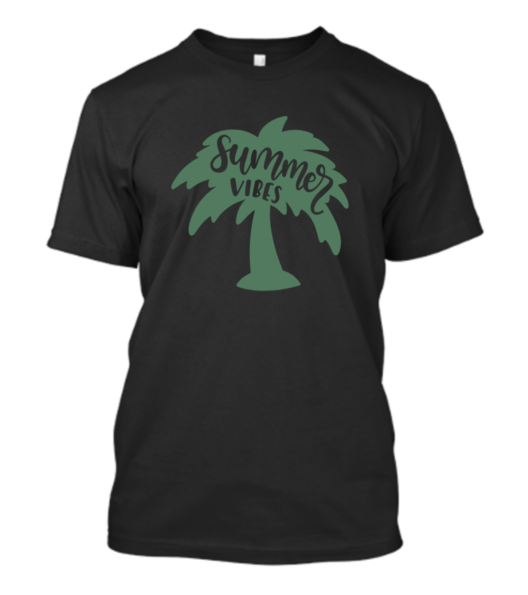 Summer Vibes Palm Tree Sun Beach Summer T-Shirt