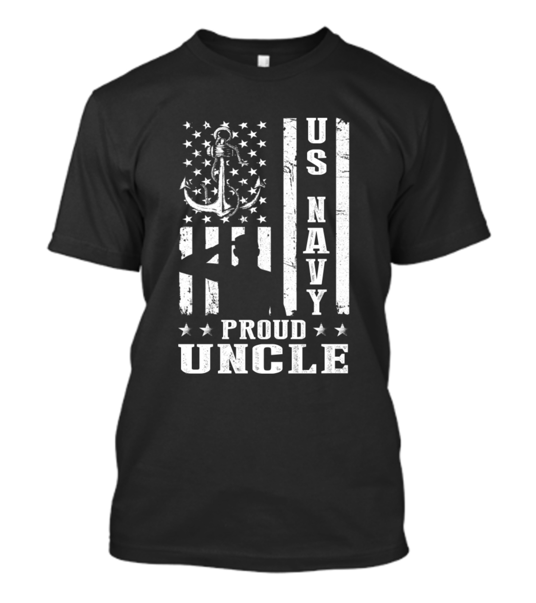 US Navy Proud Uncle Veteran Anchor T-Shirt