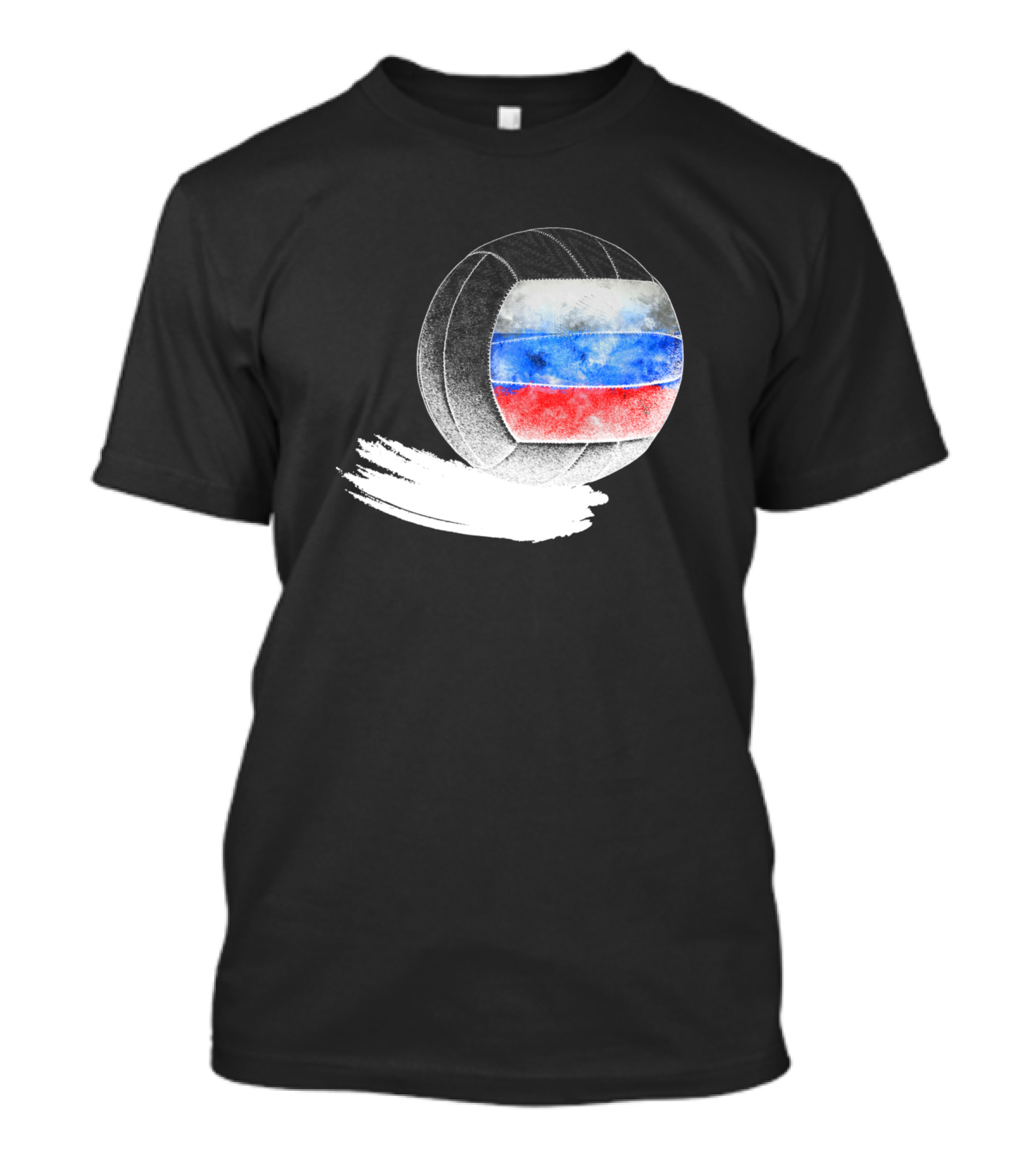Vintage Volleyball Russia Flag Russians T-Shirt