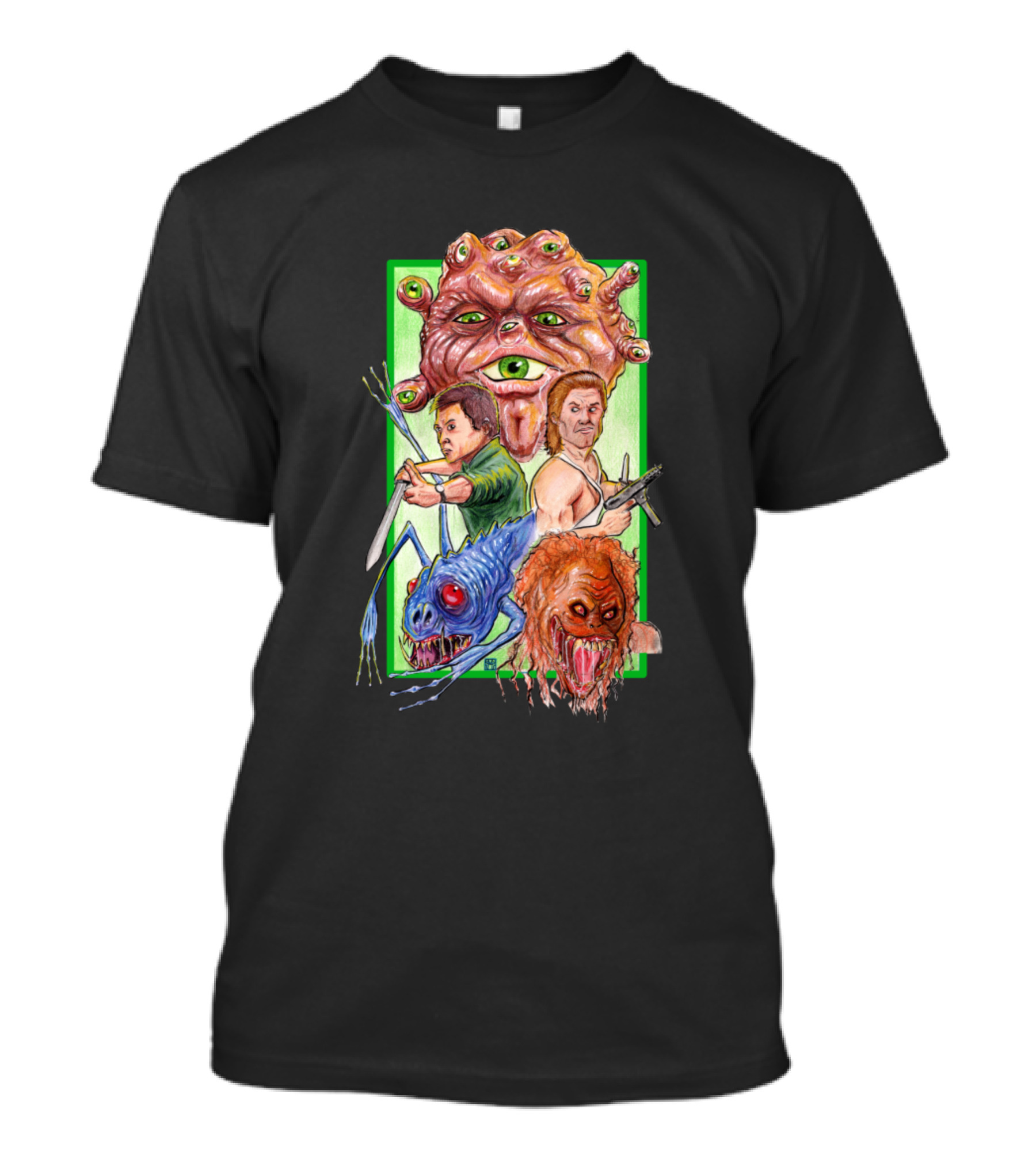 Big Trouble In Little China Monsters And Heroes T-Shirt