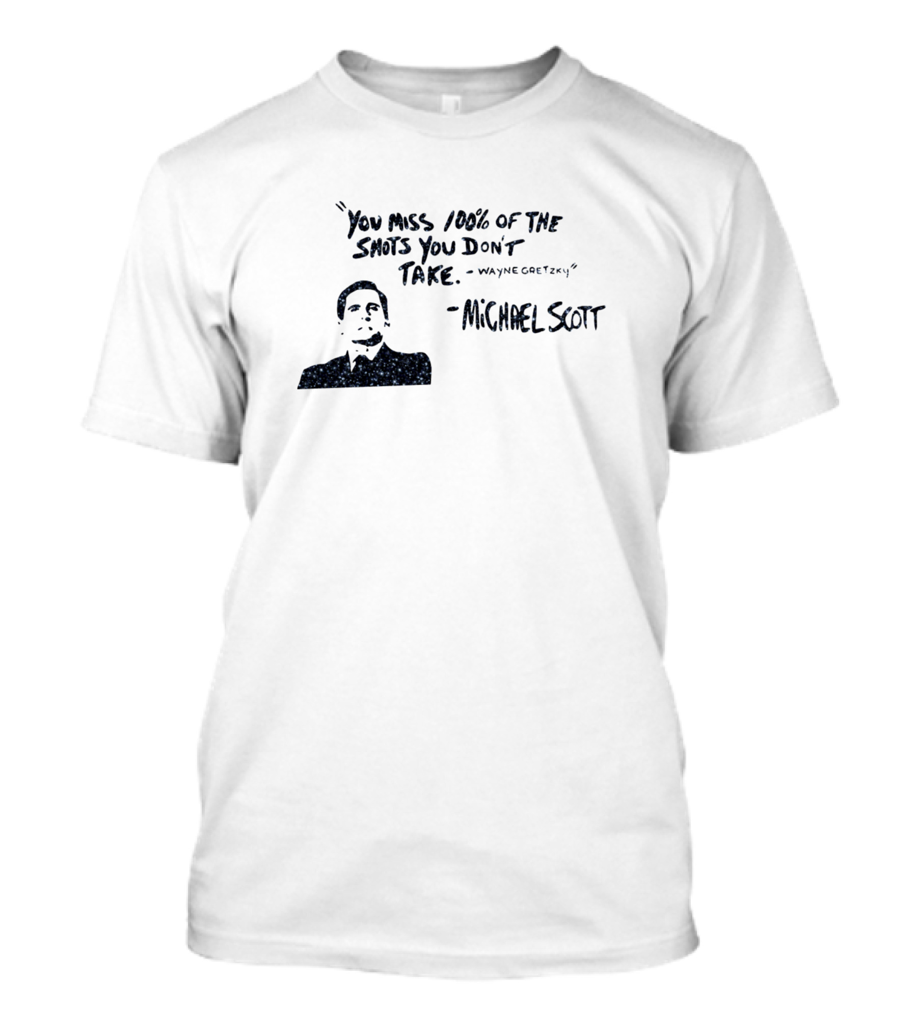 Xmas Pitbull Santa Claus Hawaii Michael Scott Quote Wayne Gretzky T-Shirt