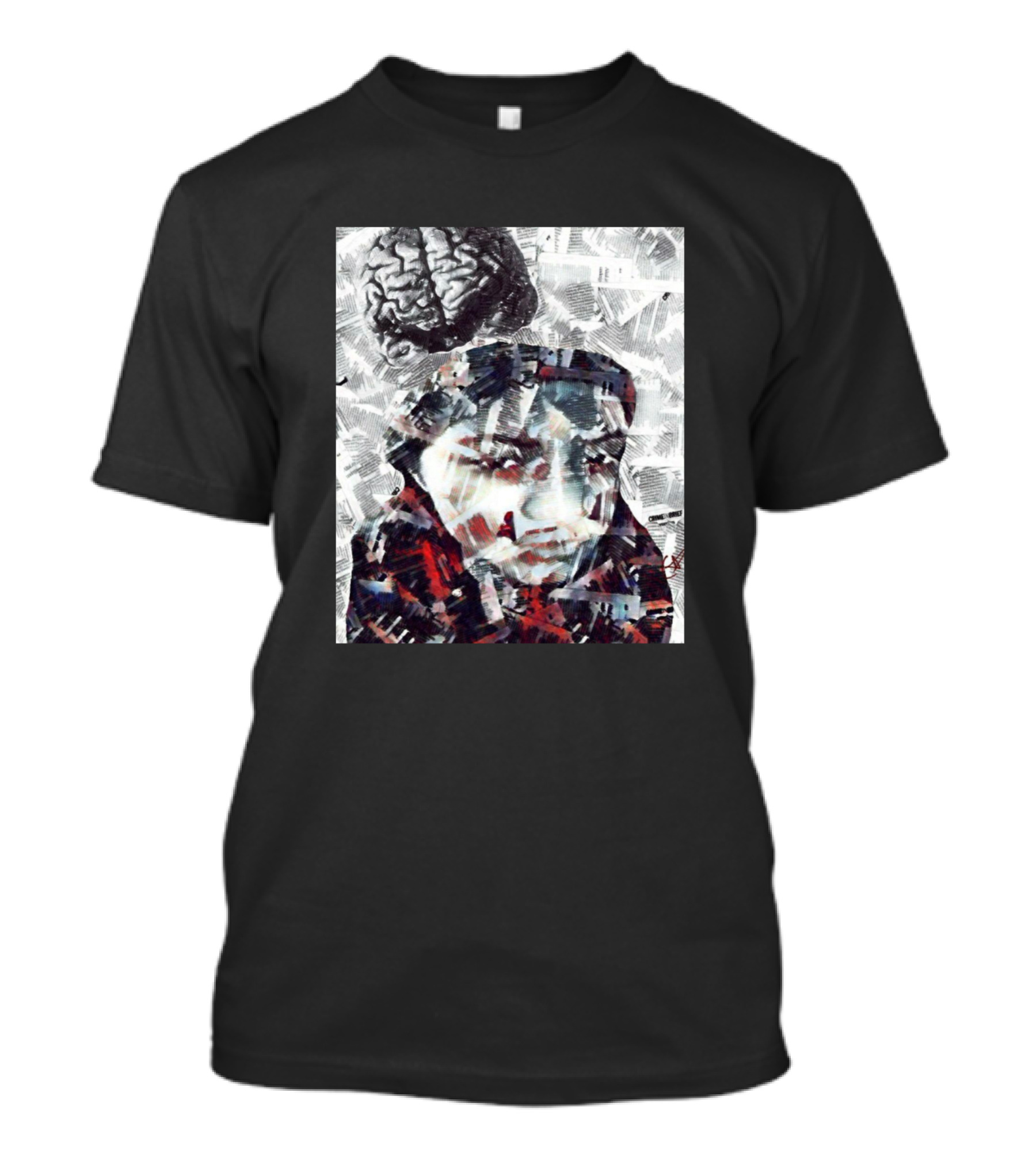 Mindless Dissociation Surreal Brain T-Shirt