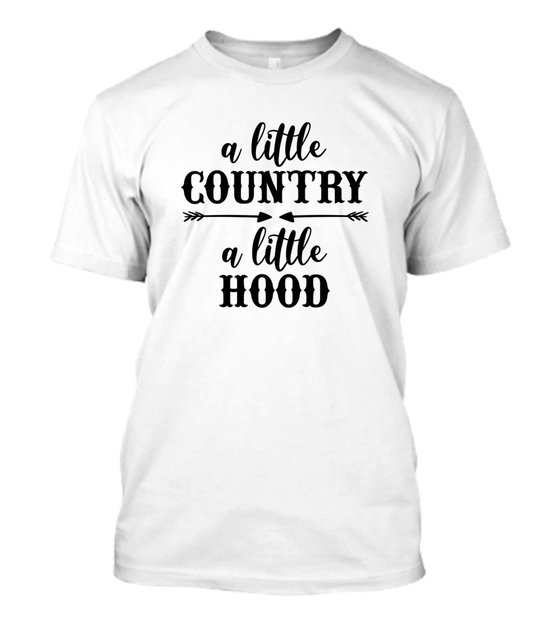 A Little Country A Little Hood Arrow Motif T-Shirt