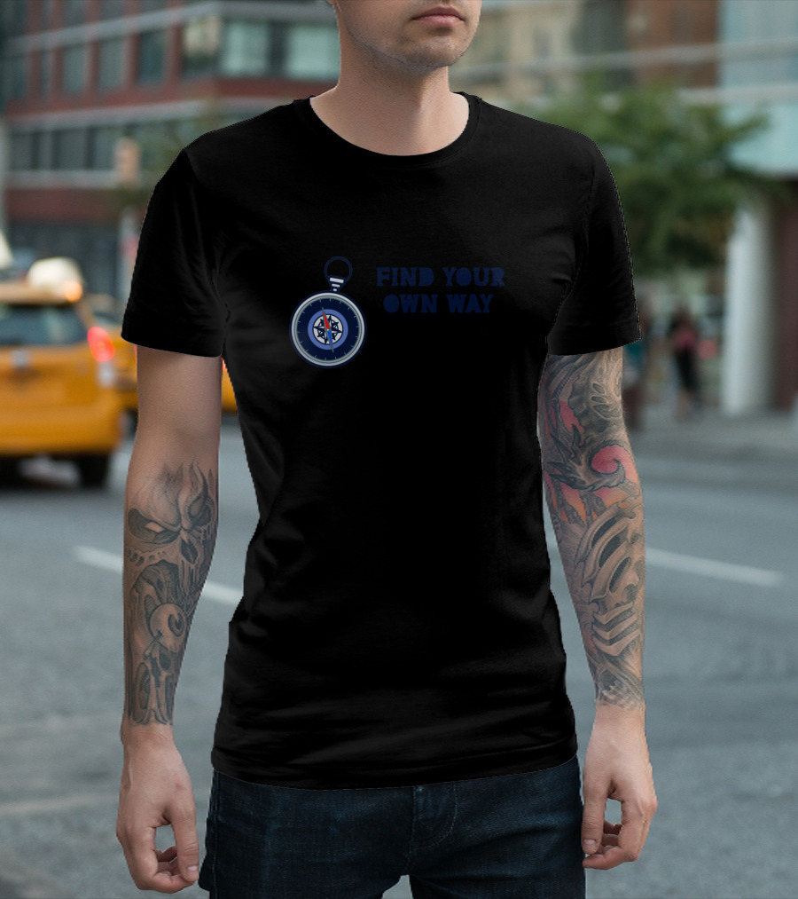 Find Your Own Way Compass T-Shirt