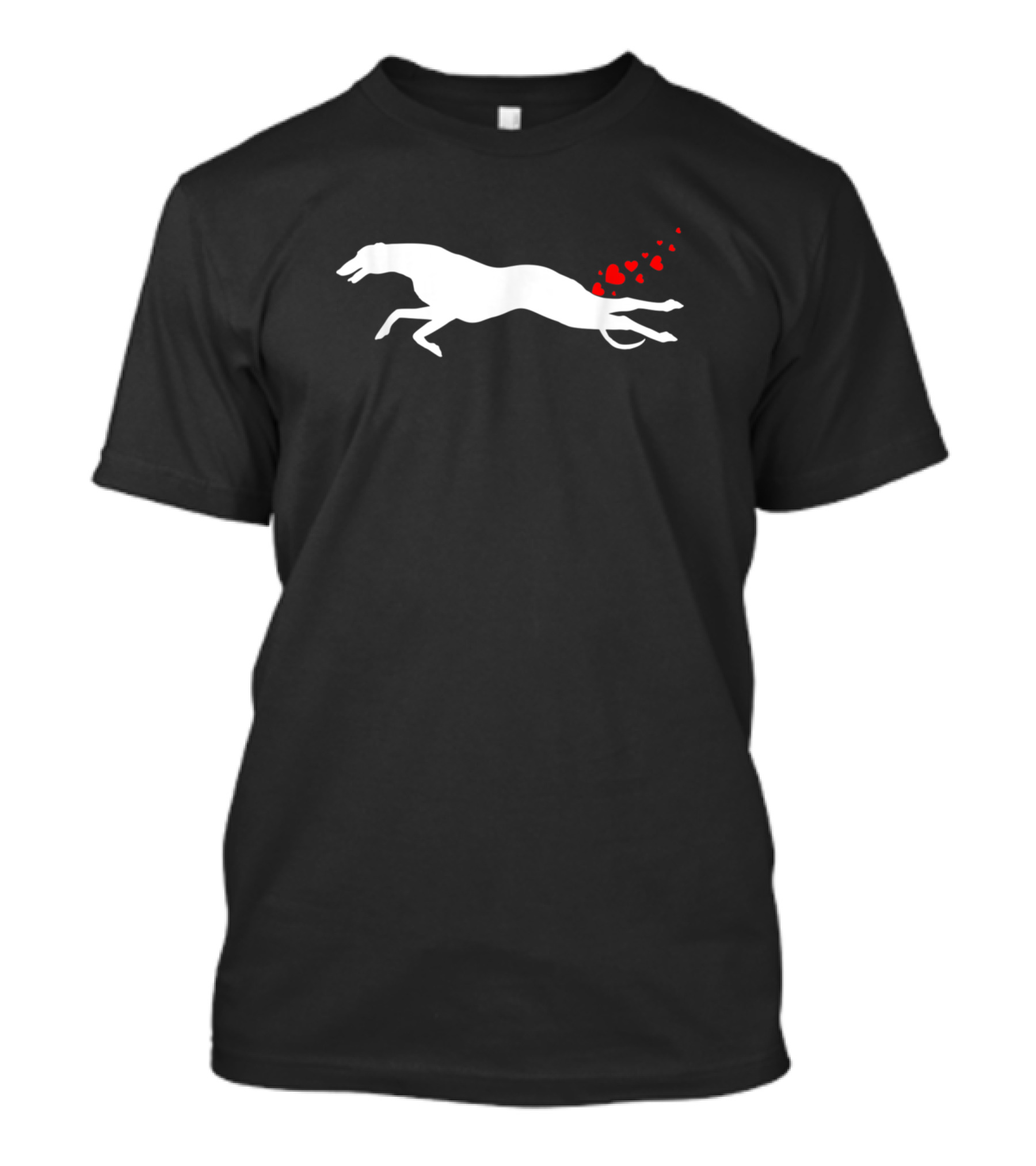 Valentines Day Greyhound Heart Farts Funny Owner Gift T-Shirt