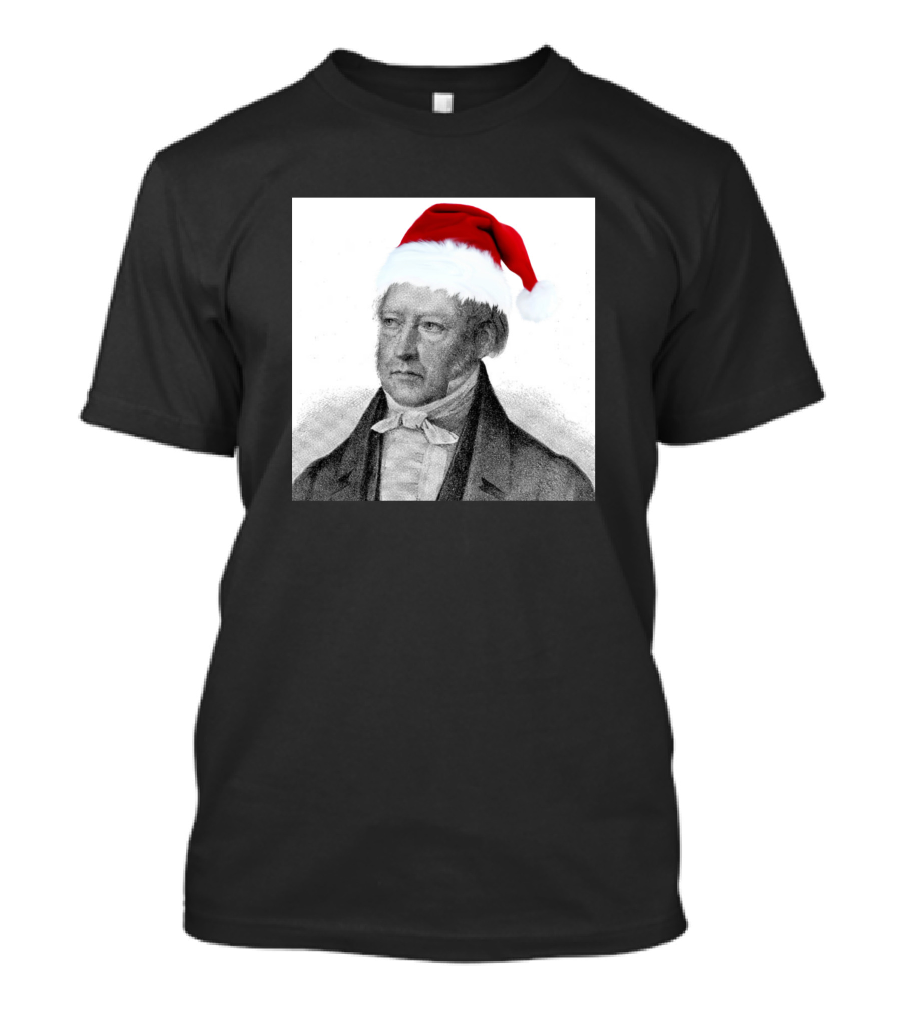 Hegel Christmas Santa Hat T-Shirt