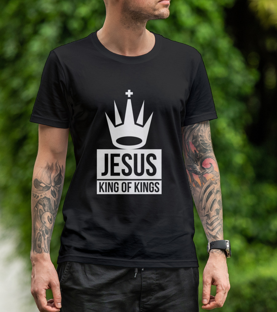 Jesus King Of Kings Crown Symbol T-Shirt