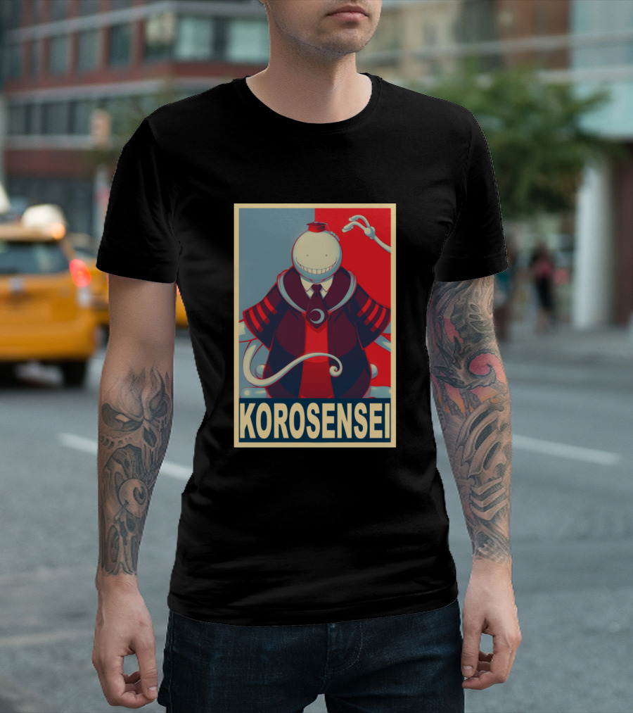Korosensei Hope Poster Style Tentacles Academic Attire T-Shirt