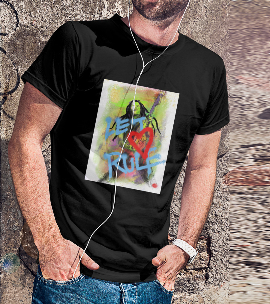 Let Love Rule Electric Guitar T-Shirt