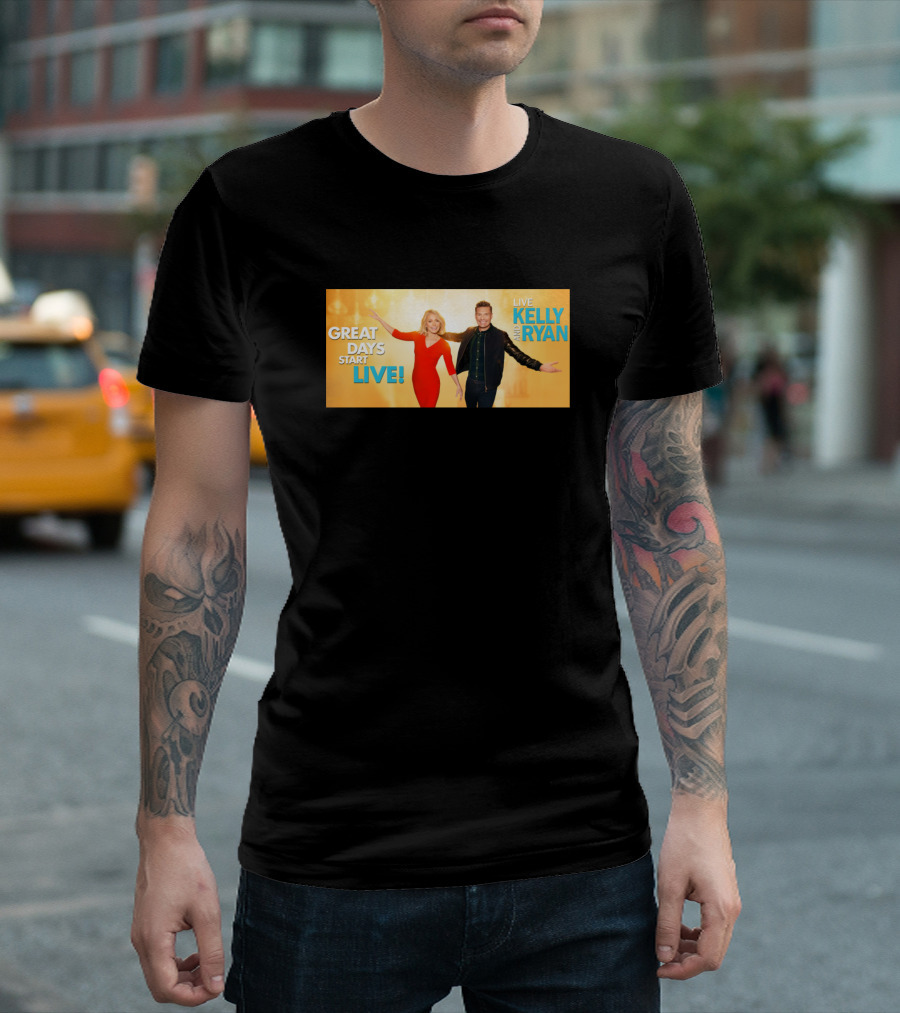 GREAT DAYS START LIVE KELLY AND RYAN LIVE T-Shirt