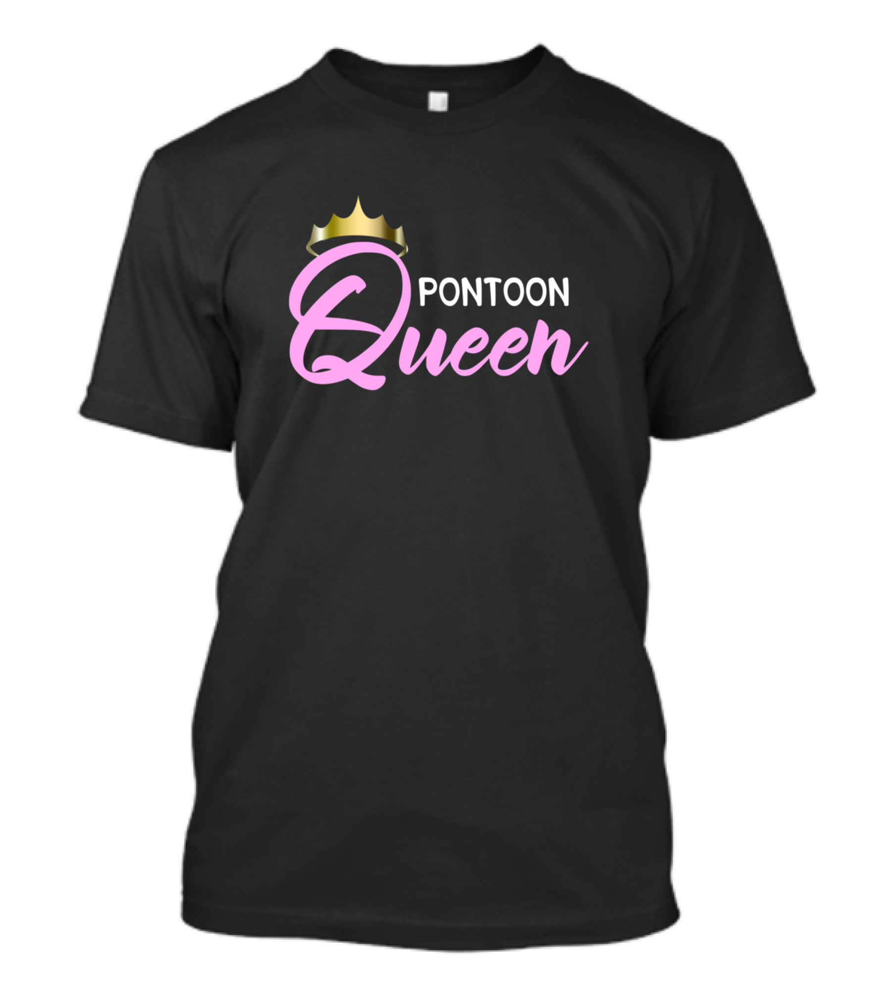 Pontoon Queen Essential Crown Emoji T-Shirt