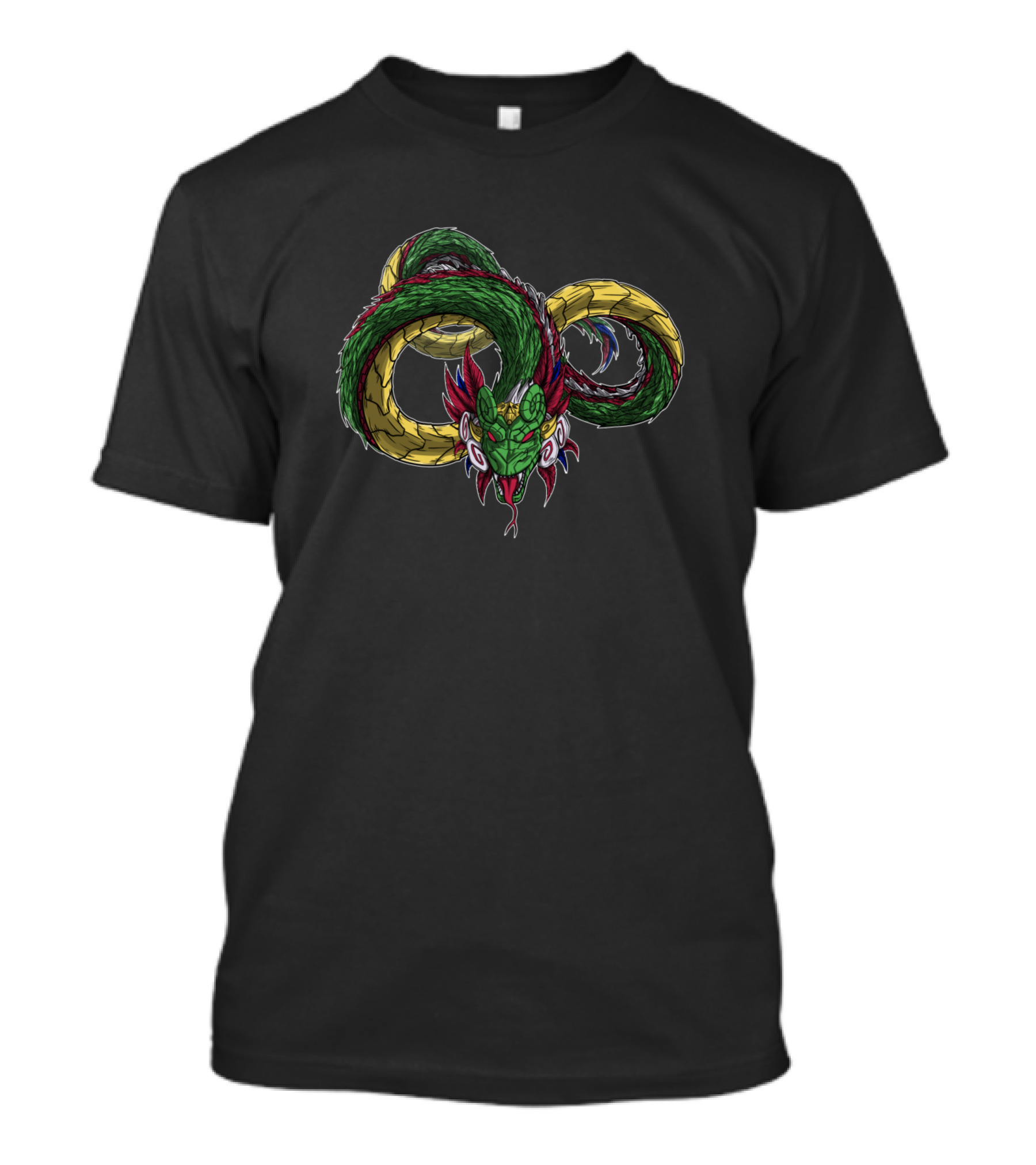 Quetzalcoatl Feathered Serpent Mythical Creature T-Shirt