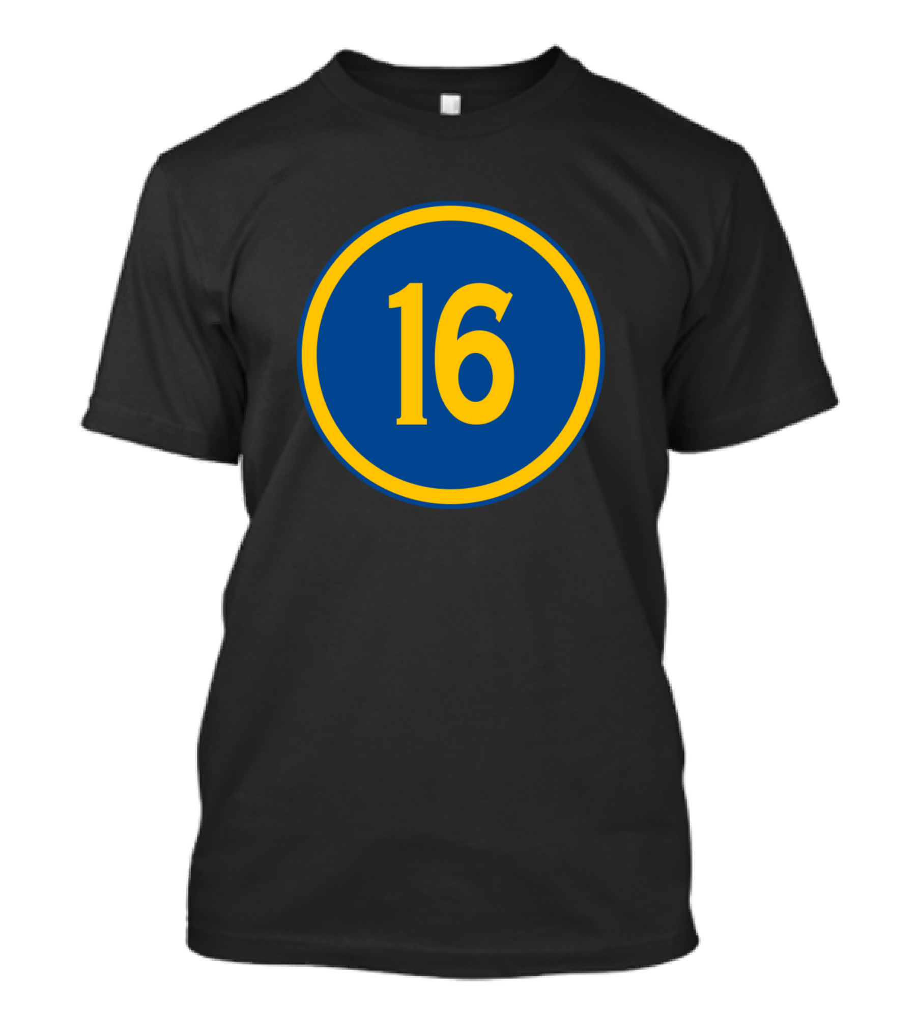 Al Attles 16 Golden State Warriors Number Jersey Circle T-Shirt