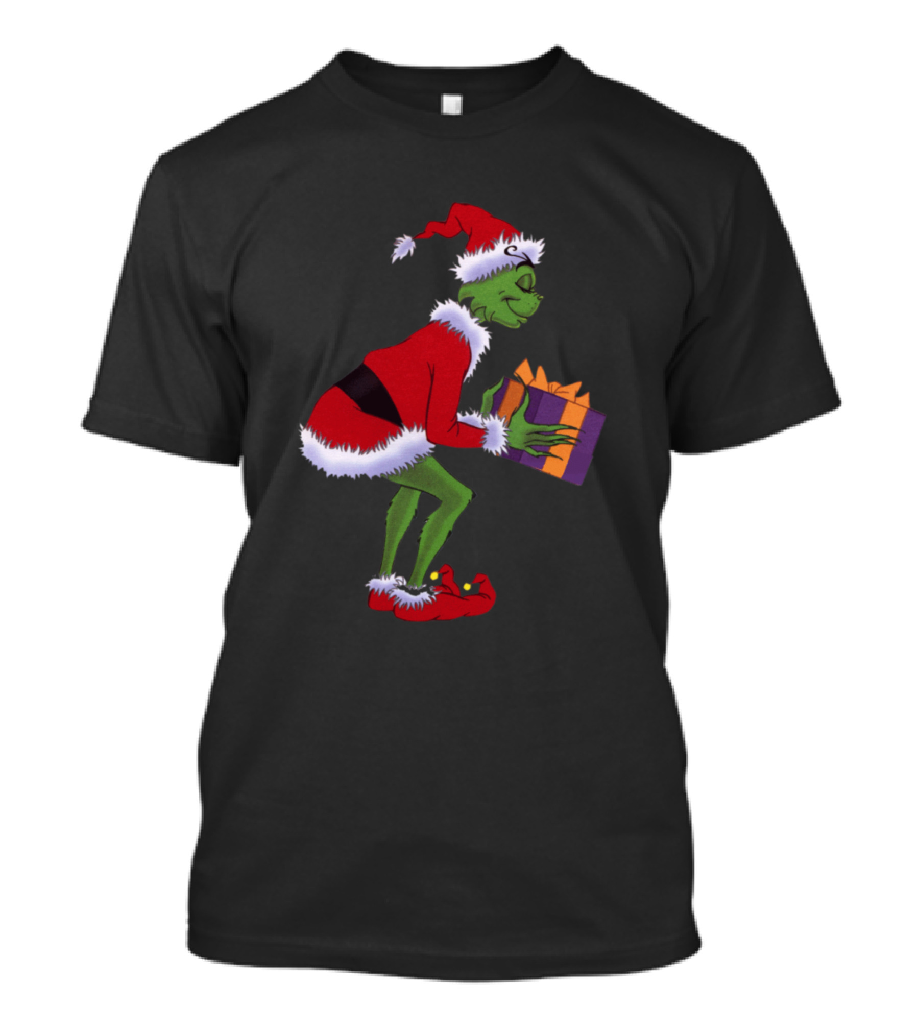 Grinch Christmas Gift Sneaky Stealing T-Shirt