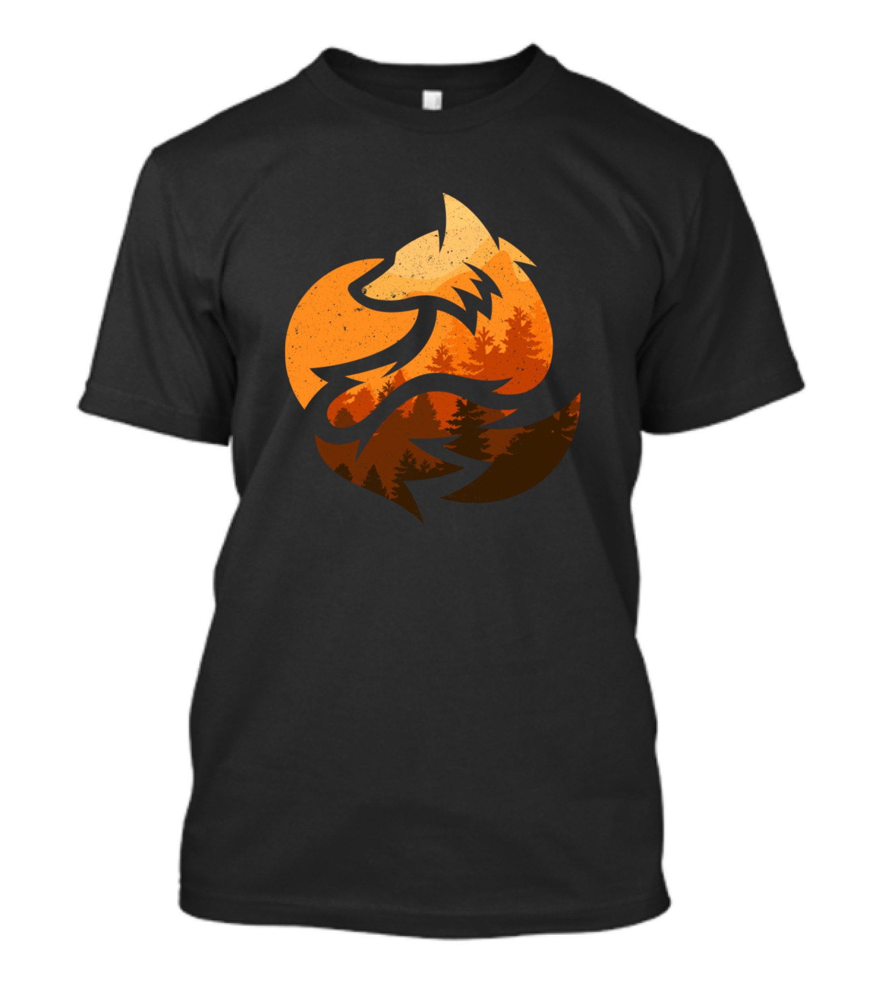 Fox Animal Orange Forest T-Shirt