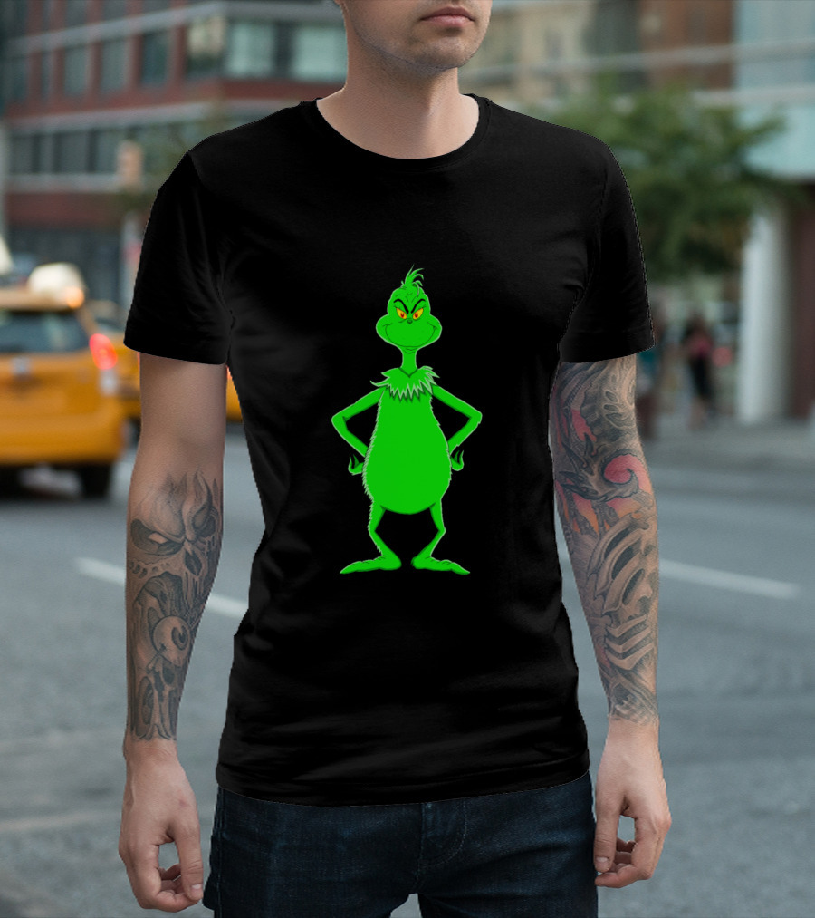 Grinch Green Christmas Stealing T-Shirt