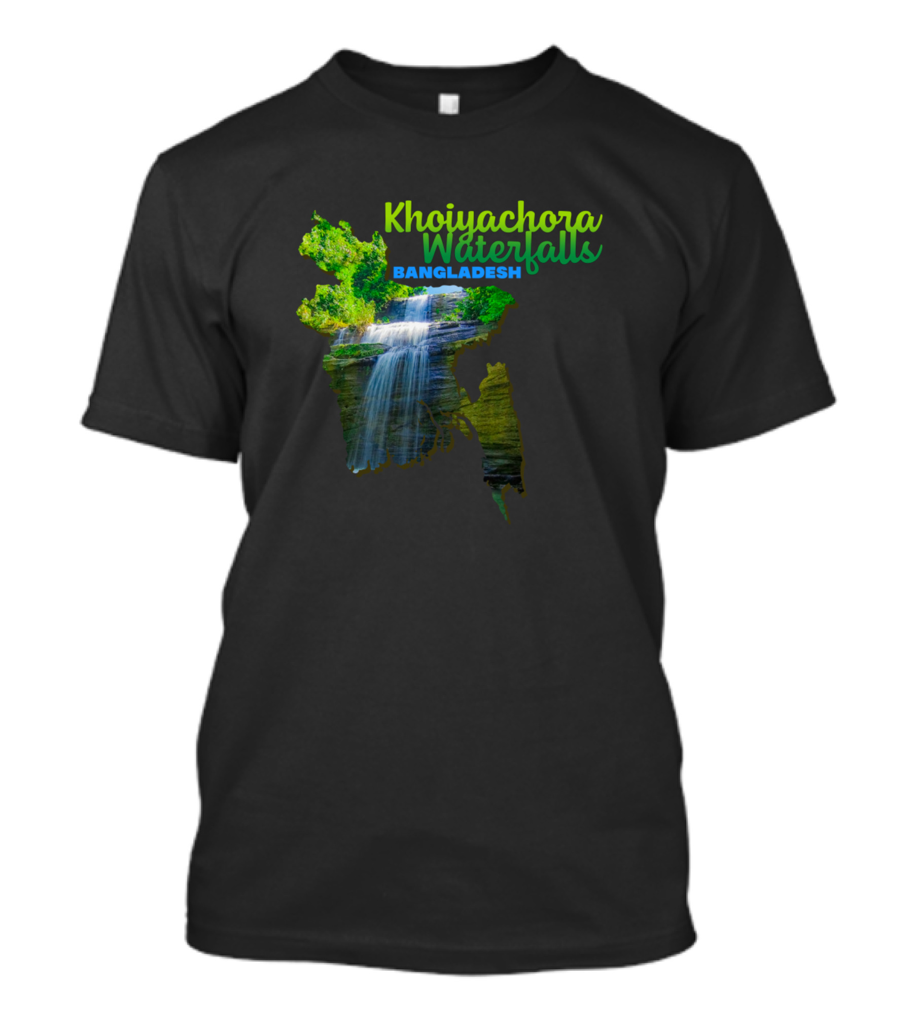 Khoiyachora Waterfalls Bangladesh Scenic Nature Of Chattogram T-Shirt