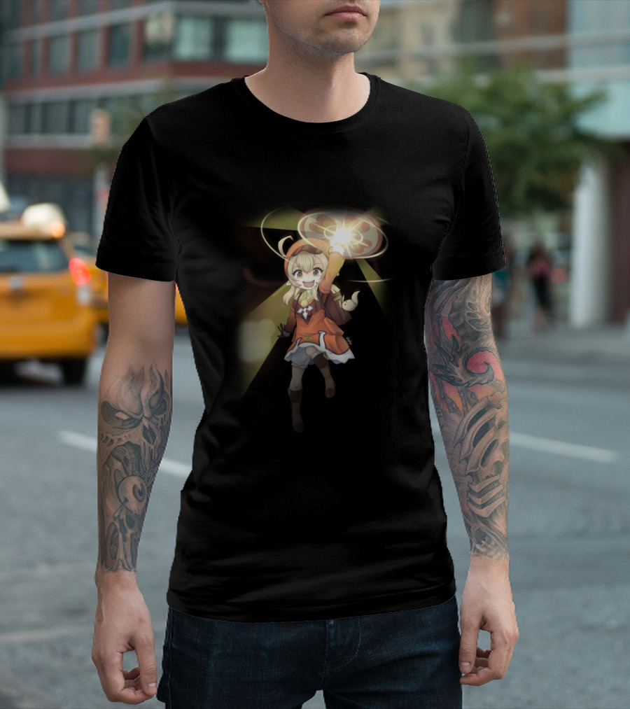 Genshin Impact Klee Pyro Spark Character Magic Burst T-Shirt